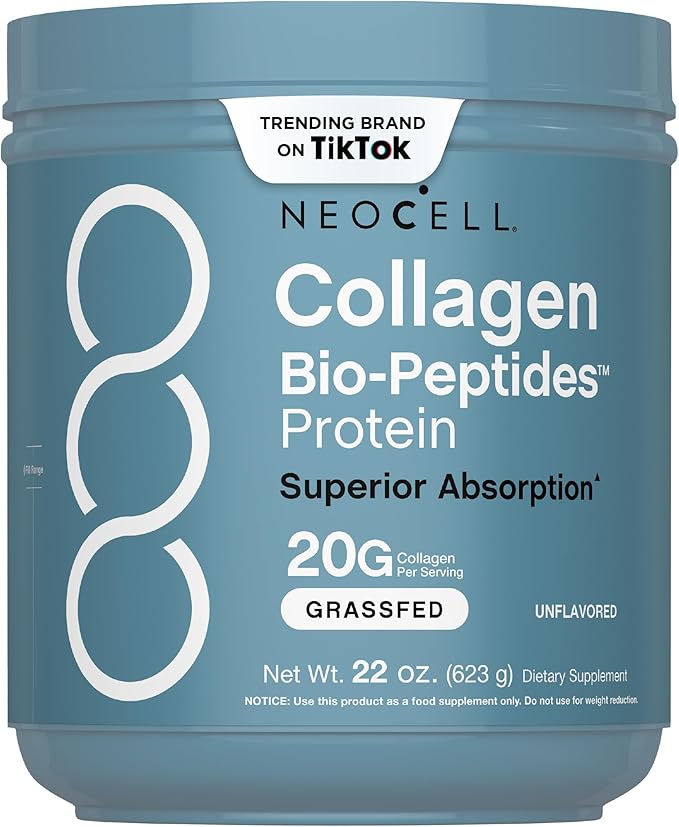 NeoCell Polvo de Bio-Péptidos de Colágeno | 22 onzas