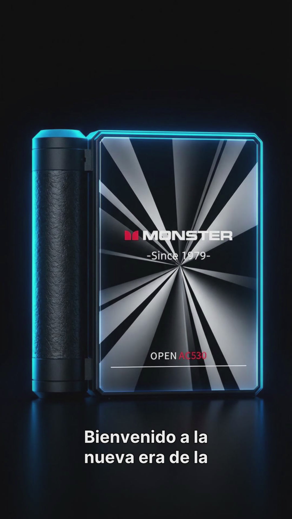MONSTER, Auriculares Bluetooth con diseño de doble pliegue
